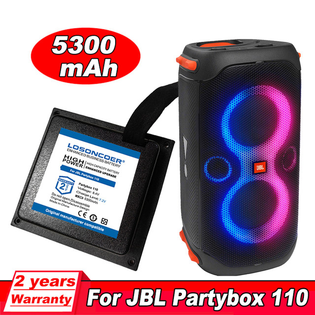 Losoncoer-jbl、partybox 110用スピーカーバッテリー、jblartbox110am、5300mah、partybox  100に適合しない - AliExpress 44