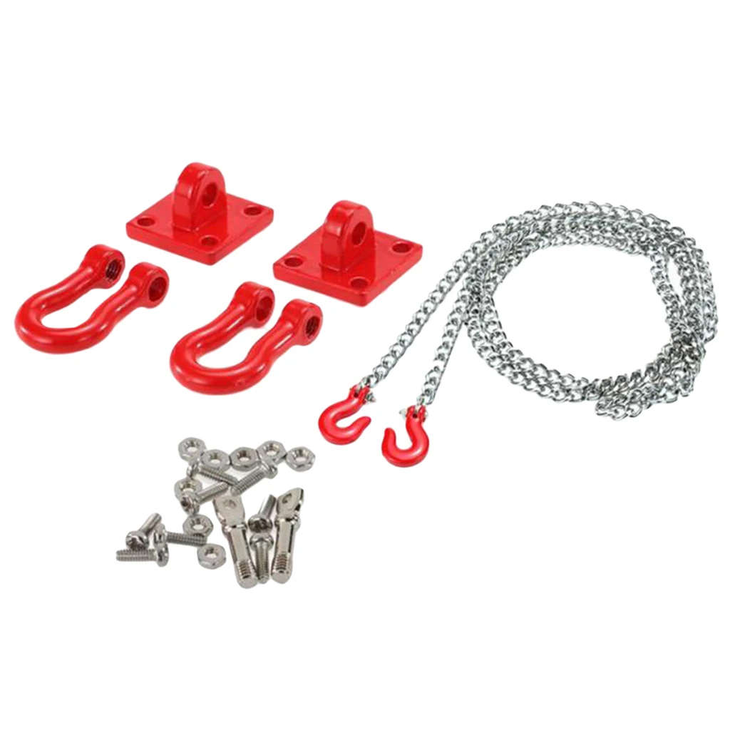 Replacement 1:10 Metal Shackle Tow Hook  Axial SCX01 RC Buggy