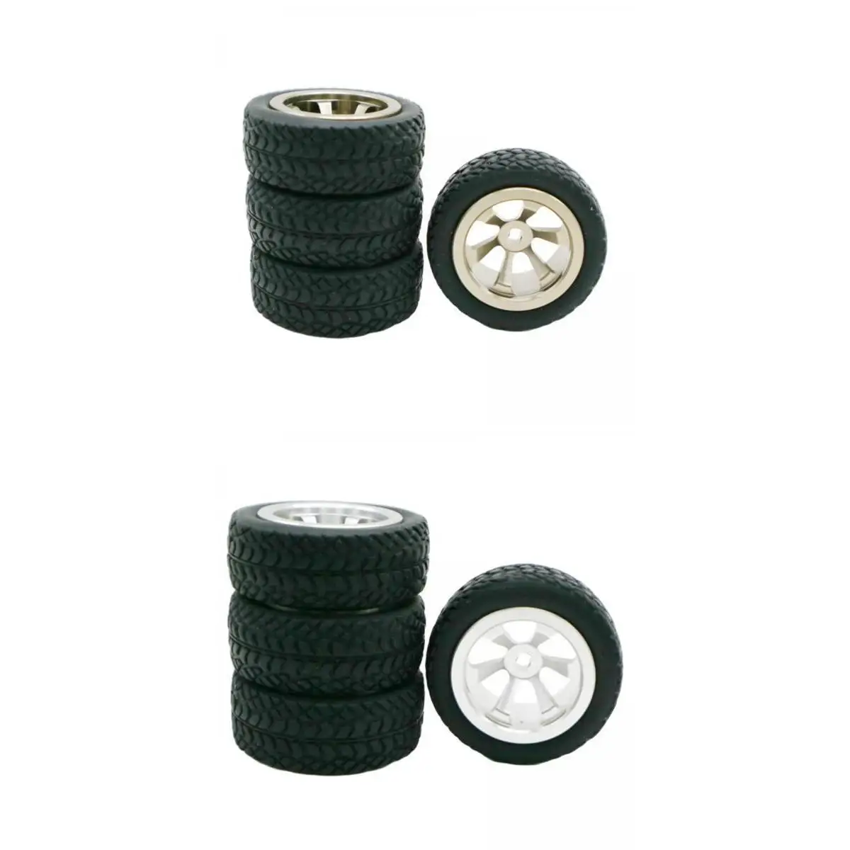 Pack of 2 with 4x Crawler&Wheel Tires 1.18