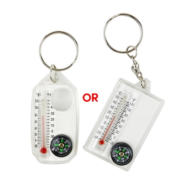 Best Keychain Mini Thermometer - Backpacking & Car Thermometer