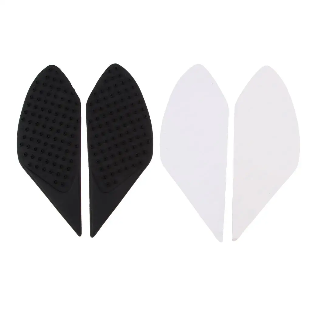 Rubber Tank Traction Pad Side  Decal Stickers Gas Tank Protectors For  1200 2012( Black )