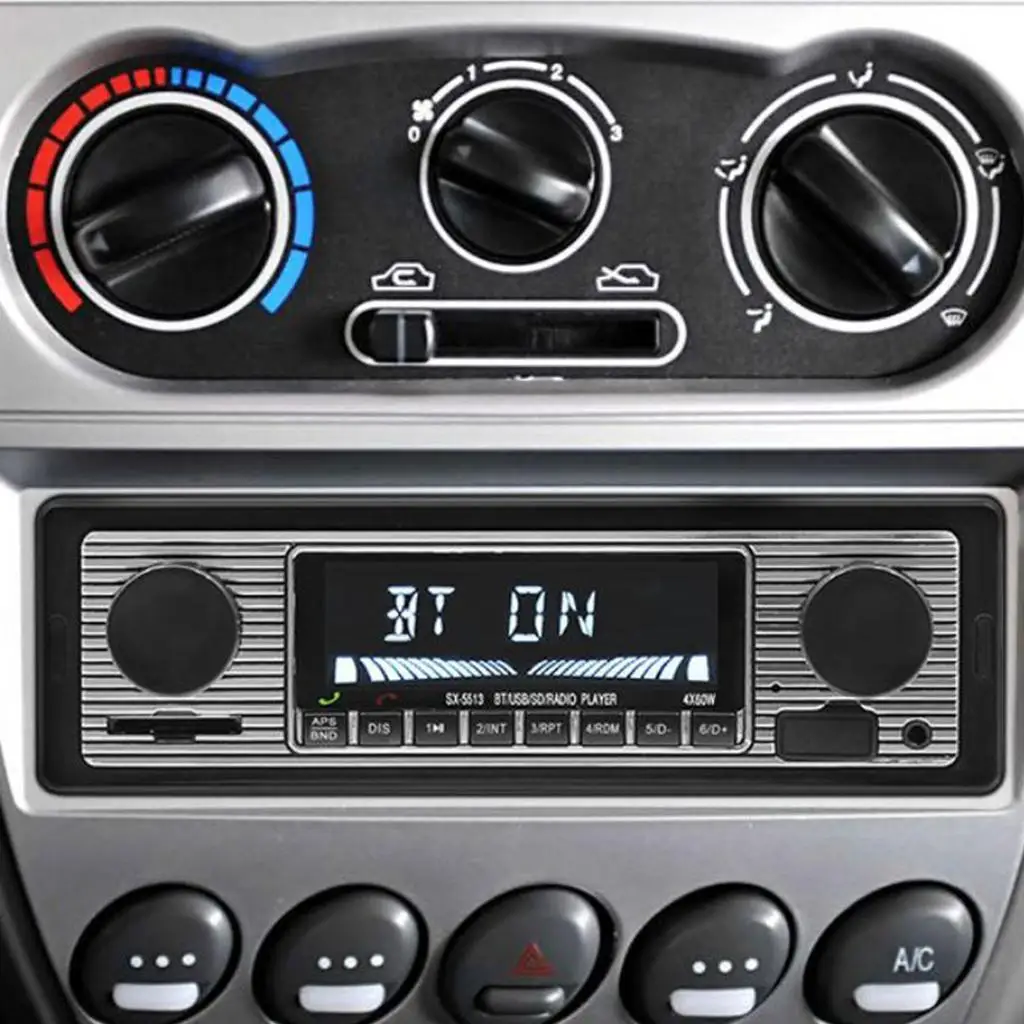 Car Stereo CD Player, Bluetooth Audio and Hands-Free Calling, MP3 Player AM/FM Radio Receiver