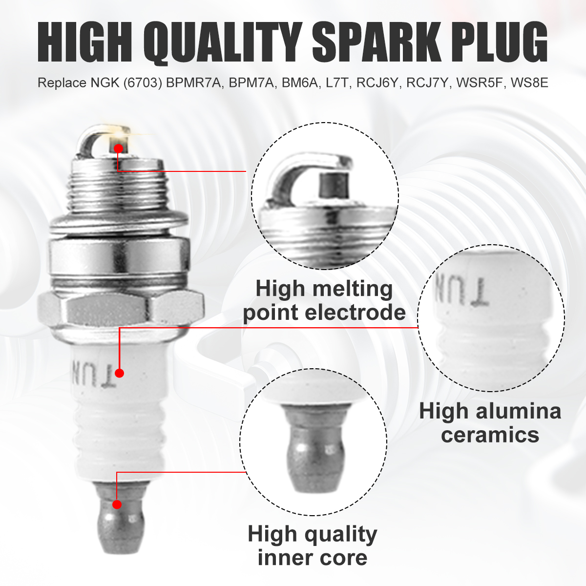 Chain Saw Wrench Replacement Metal Spark Stopper For Husqvarna.