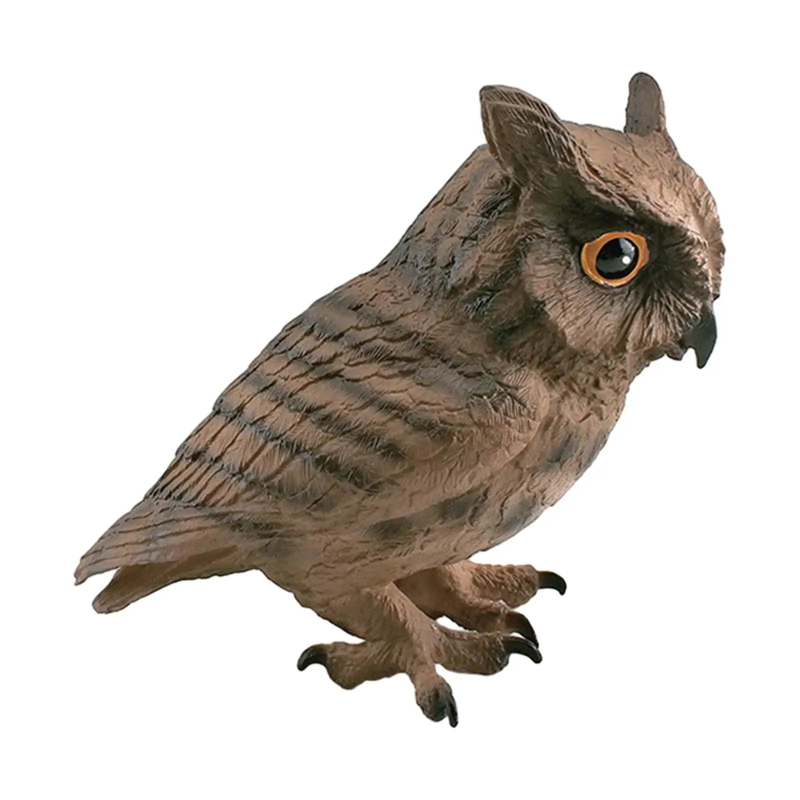 Realistic Owl Sculpture Educational Toys Owl Statue Sculptures for Decor Birthday Gift Ornaments Educational Garden Yard Decors