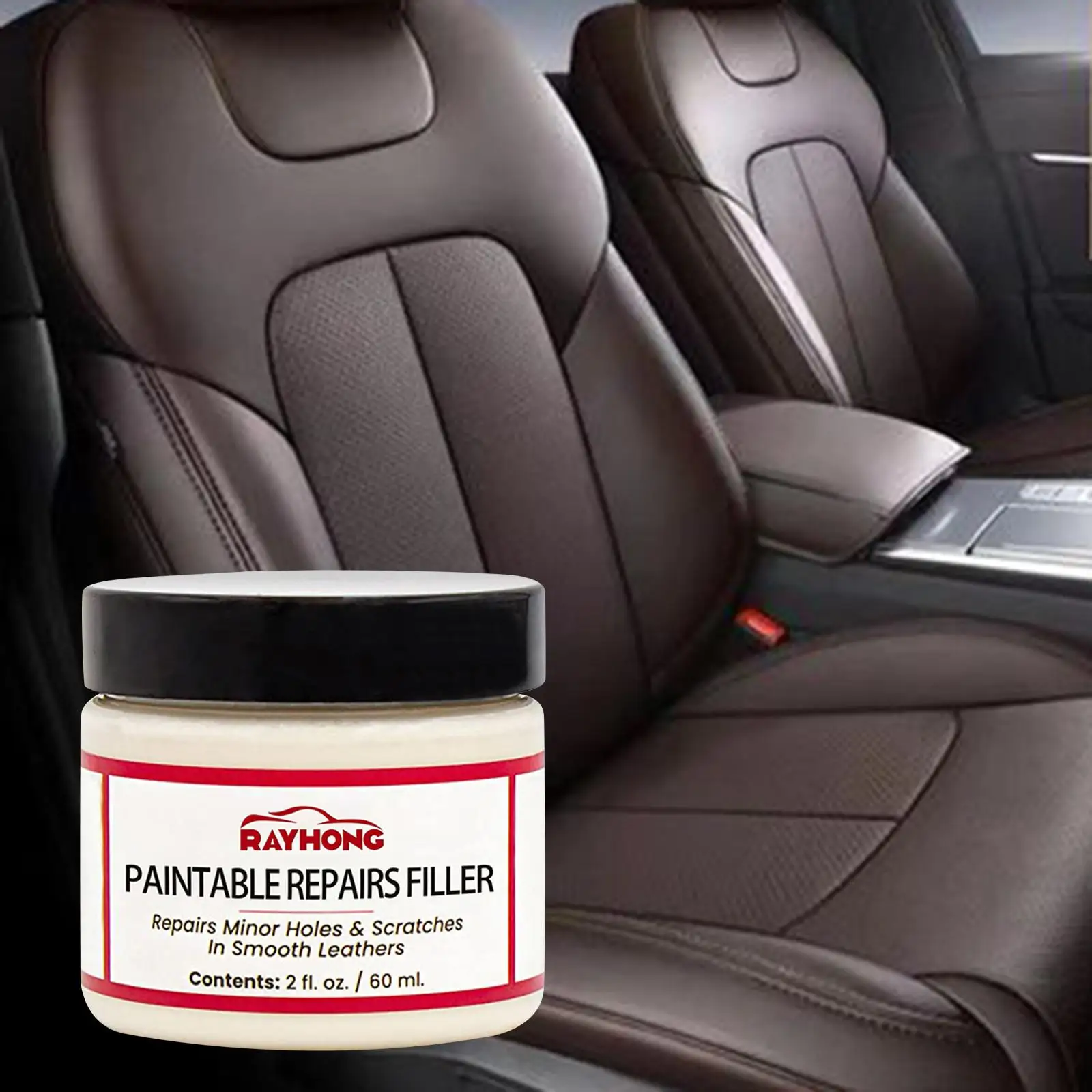 Leather Color Restorer Conditioner Multipurpose Leather Recoloring Cream for Jackets Car Seats Shoes Couches Color Refurbishment