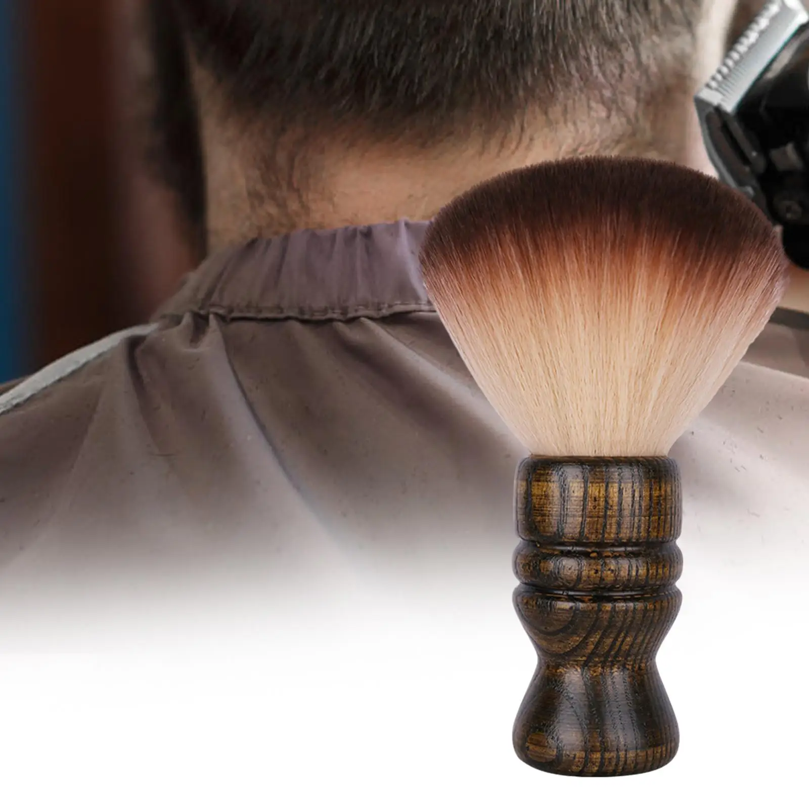 Haircut Clearning Brush Barber Neck Face Duster Brush for Men Father`s Day Gifts Boyfriend Dad Personal and Professional Shaving