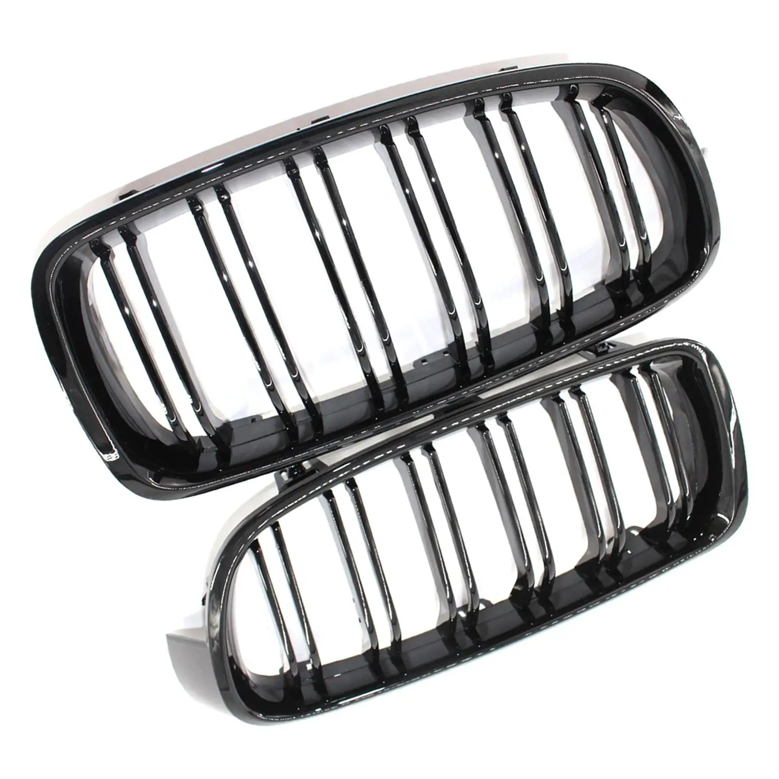 2x Front Kidney Grille Grill 51130054493 51130054494 for 3 F30 F31 F35