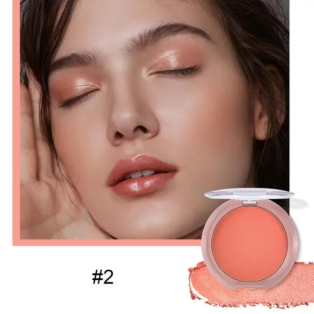 O.TWO.O Bouncy Blush Matte Makeup Face Blusher Natural Rouge Cheek Cosmetic  Blush Palette Natural Peach Blusher - AliExpress