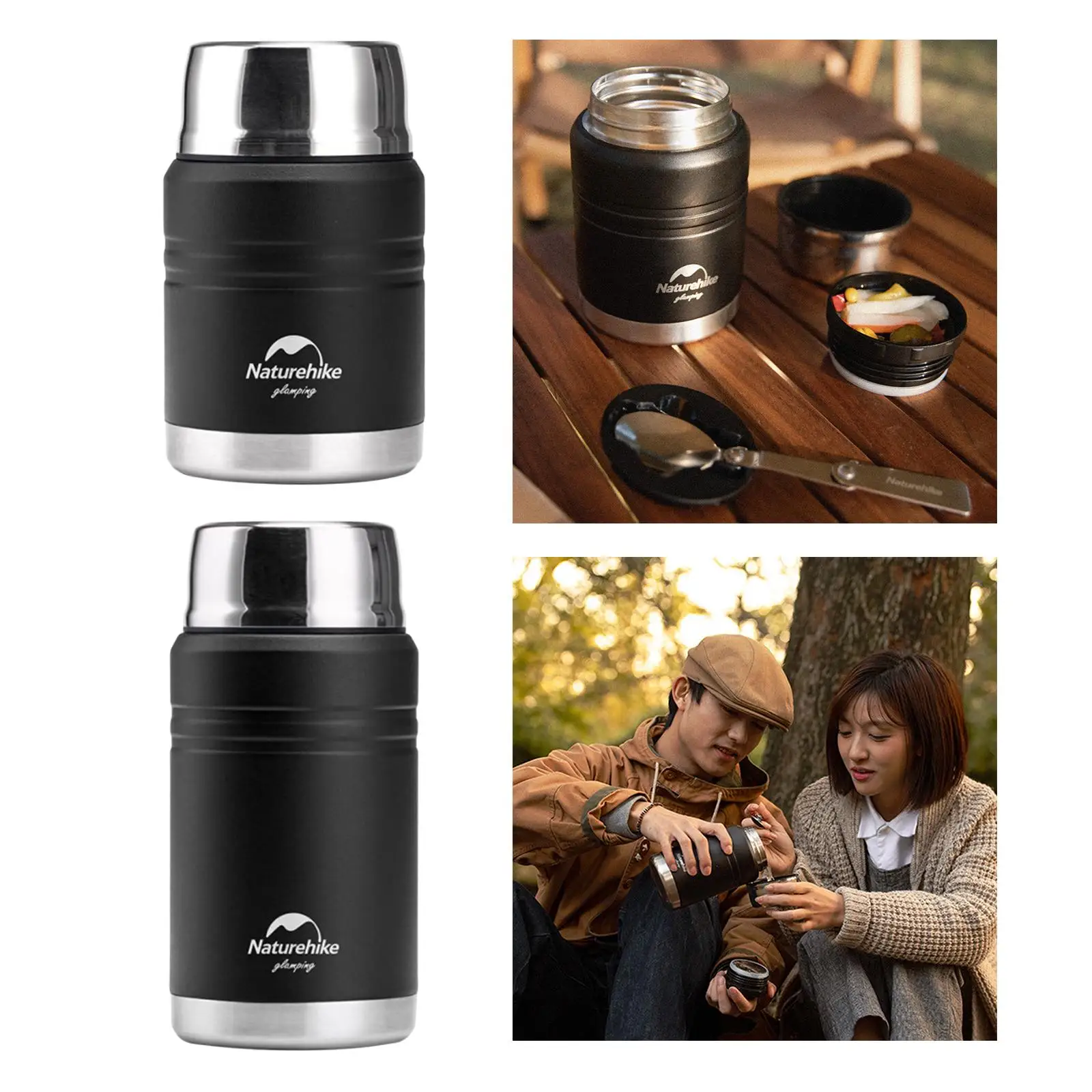 Insulated Food Jar Thermal Soup Flask Vacuum for Hot Food Lunch Container for