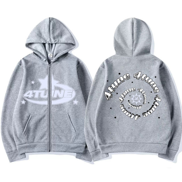 4Tune Graphic Zipper Hoodie Unisex Fashion Casual Sweatshirt 4Tune Graphic Zipper Hoodie Unisex Fashion Casual Sweatshirt