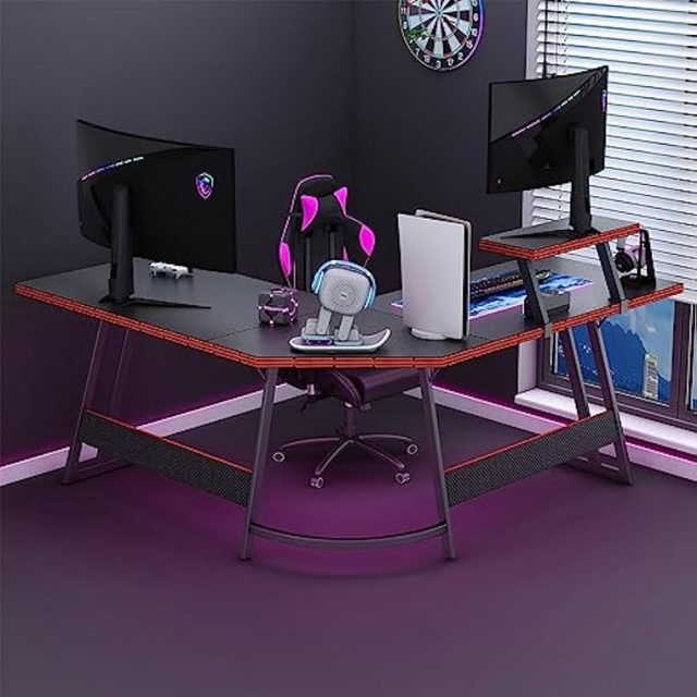 Moving gaming deals desk