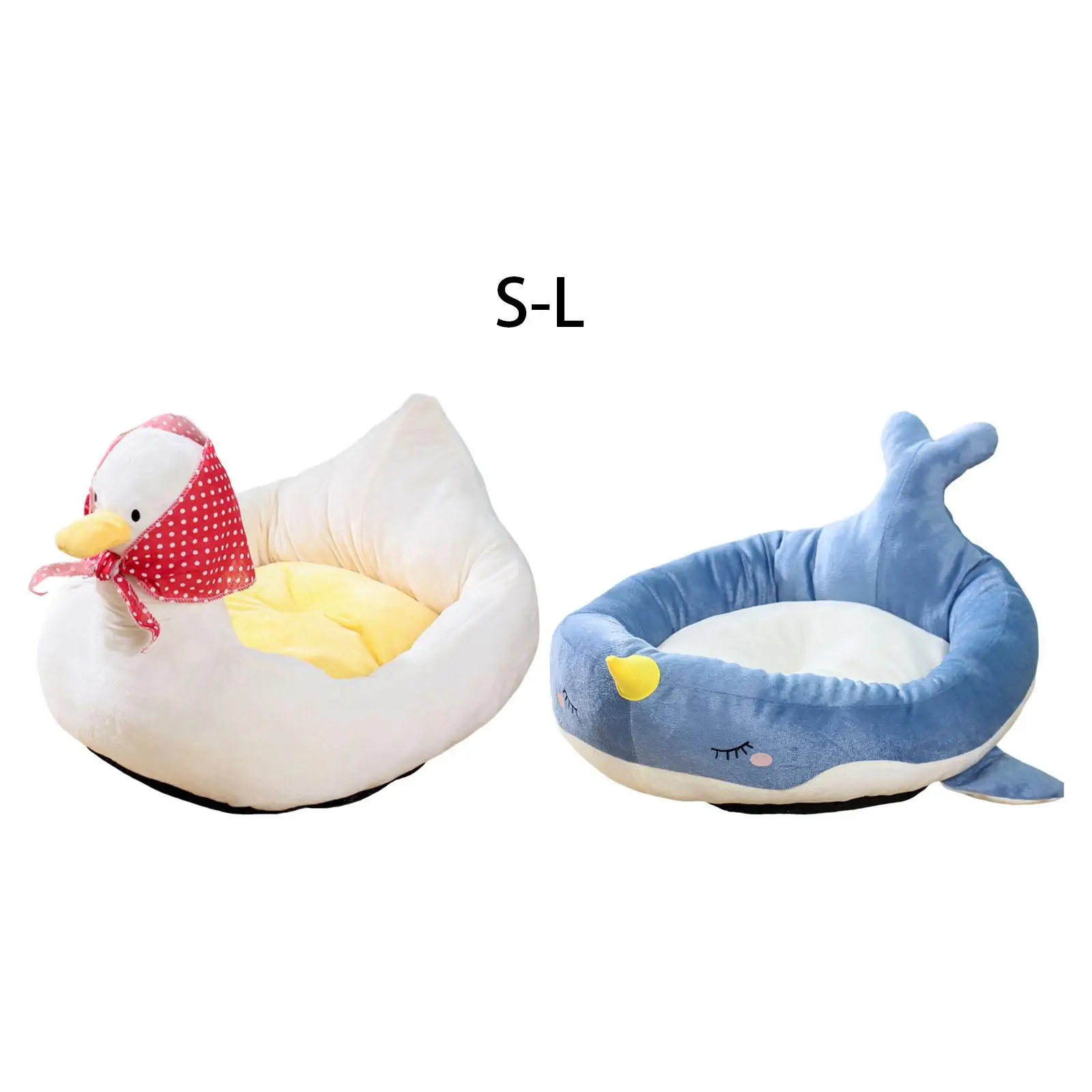 Cute Pet Bed for , Small , Removable Cover, Warm, Plush, Easy to Clean,