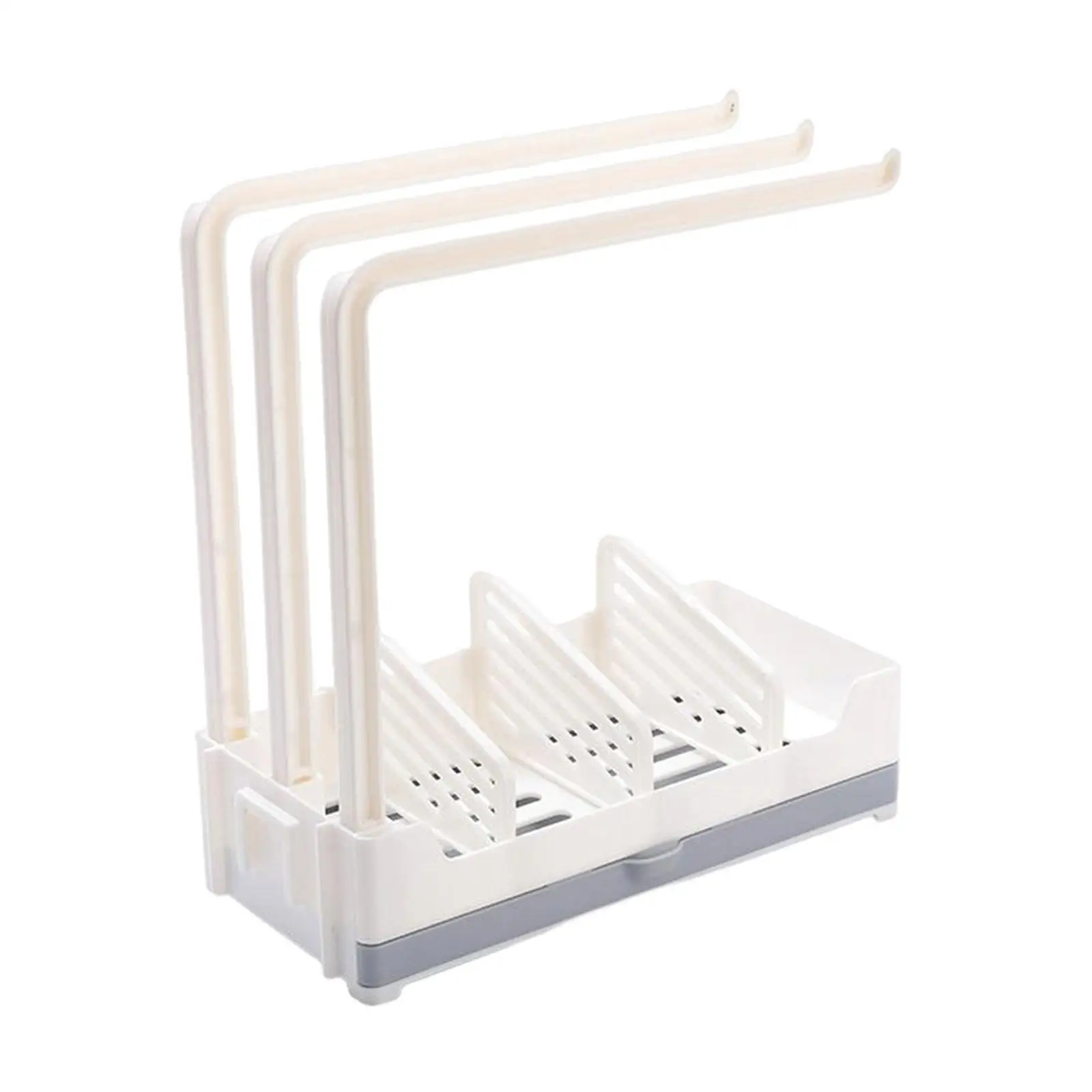 Storage Shelf Rack Wall Mount Space Saver Practical with Sliding Drawer Multifunctional Storage Organizer Drain Rack for Tool