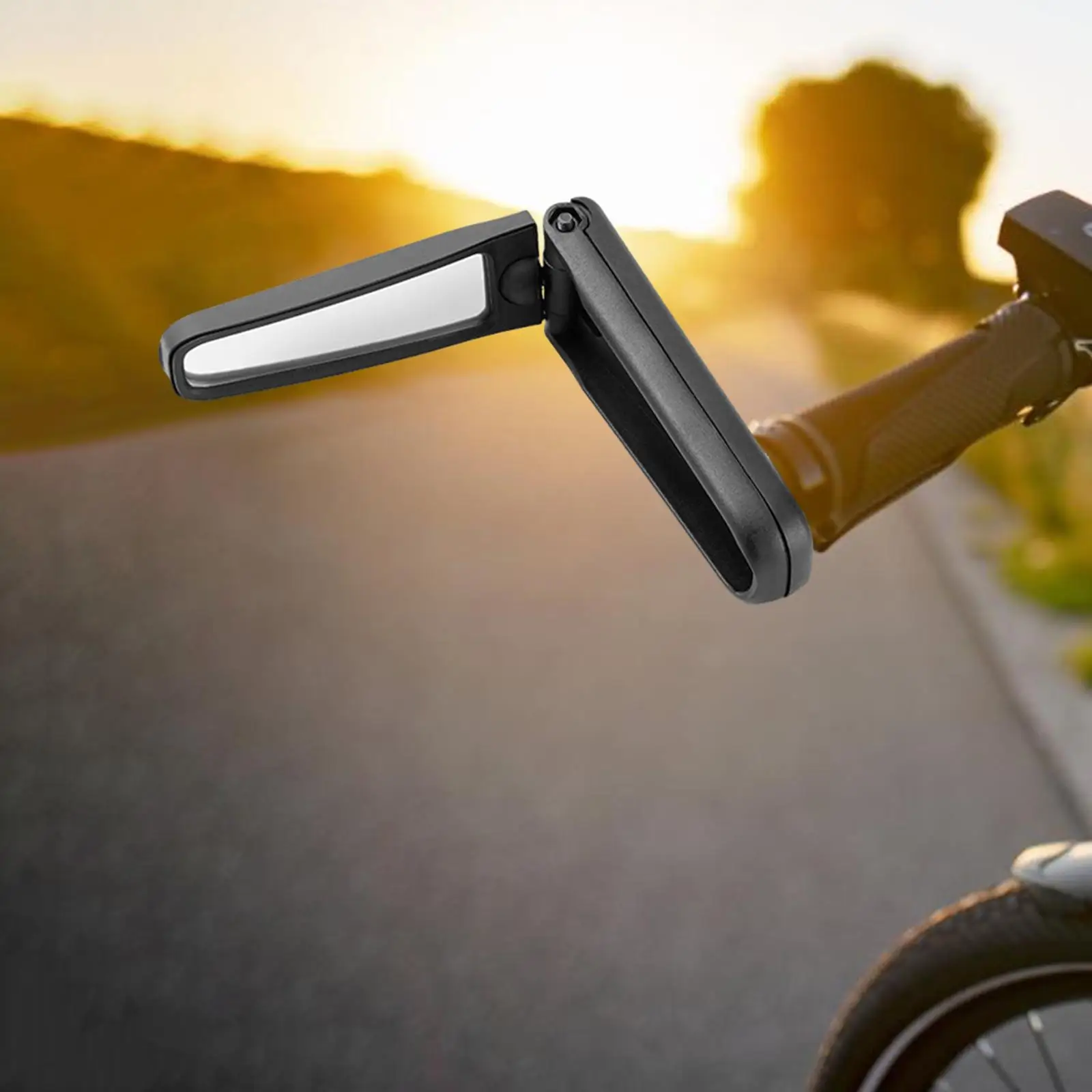 Bicycle Handlebar Mirror Folded Bike Bar End Mirror Rear View Mirror for Bicycles Cycling Accessories Motorcycles Mountain Bikes