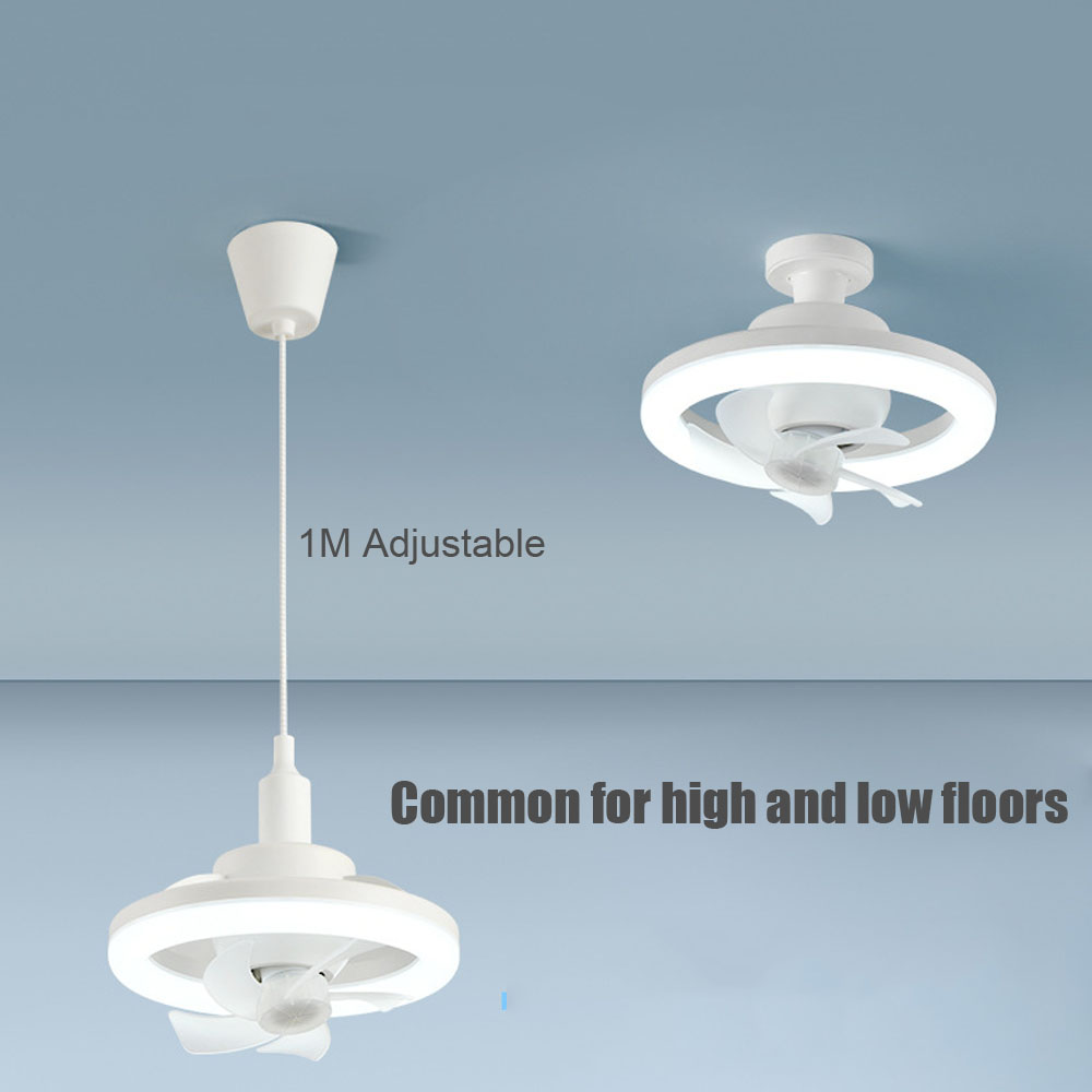 Title 5, Ventilatore da soffitto 60W E27 con luce a led ...