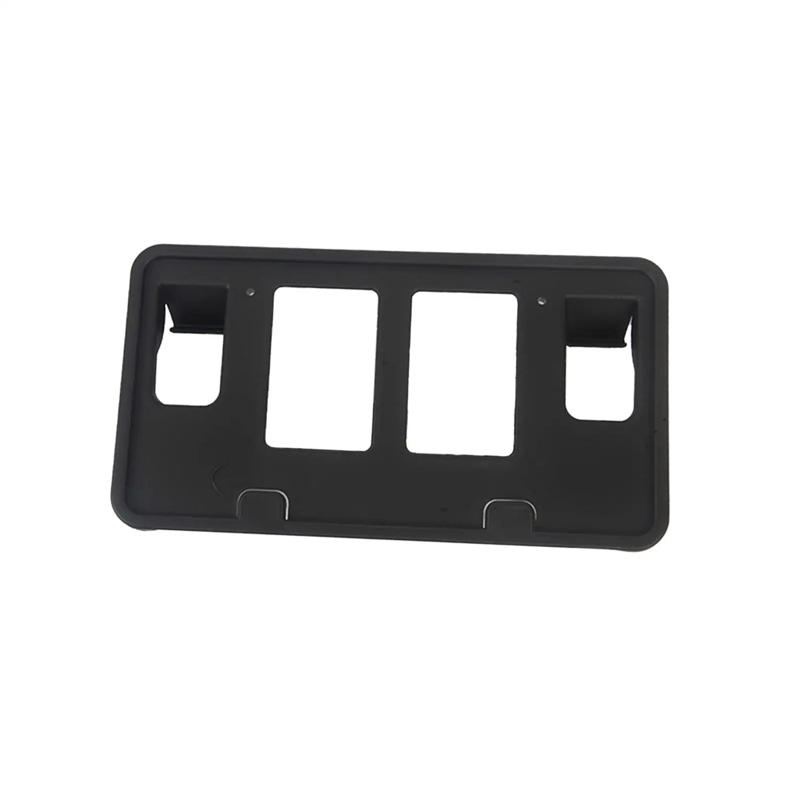 Front License Plate Holder Backing Bracket Black Plastic Fit for Ford F150 06-08 Replacement Durable Easy to Install Auto Parts