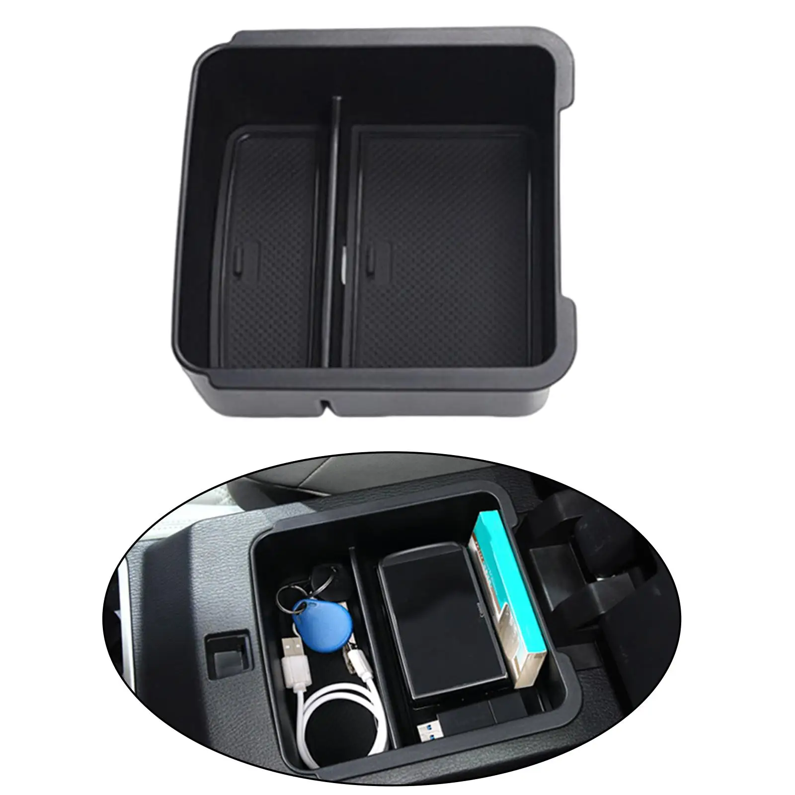 Center Console Armrest Storage Box Phone Wallet Keys for Mitsubishi Outlander 2023
