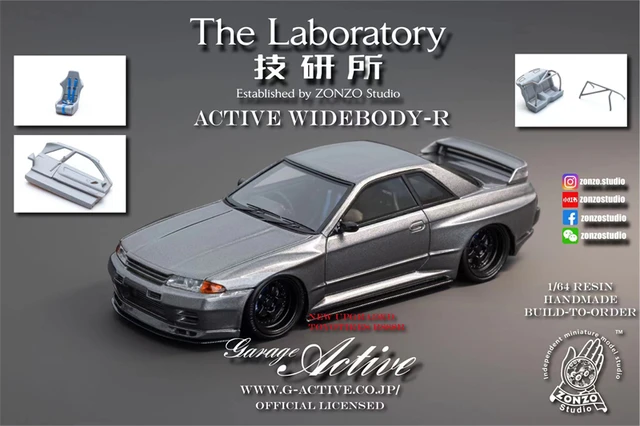 The Laboratory 1:64 Garage Active Widebody-R GTR R32 Resin 