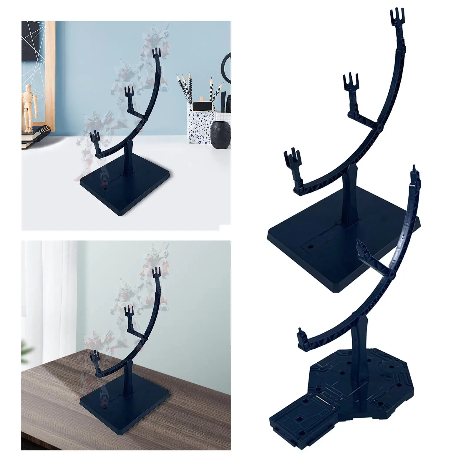Action Figure Stand Sturdy Durable Action Base for Shelf Desktop Living Room