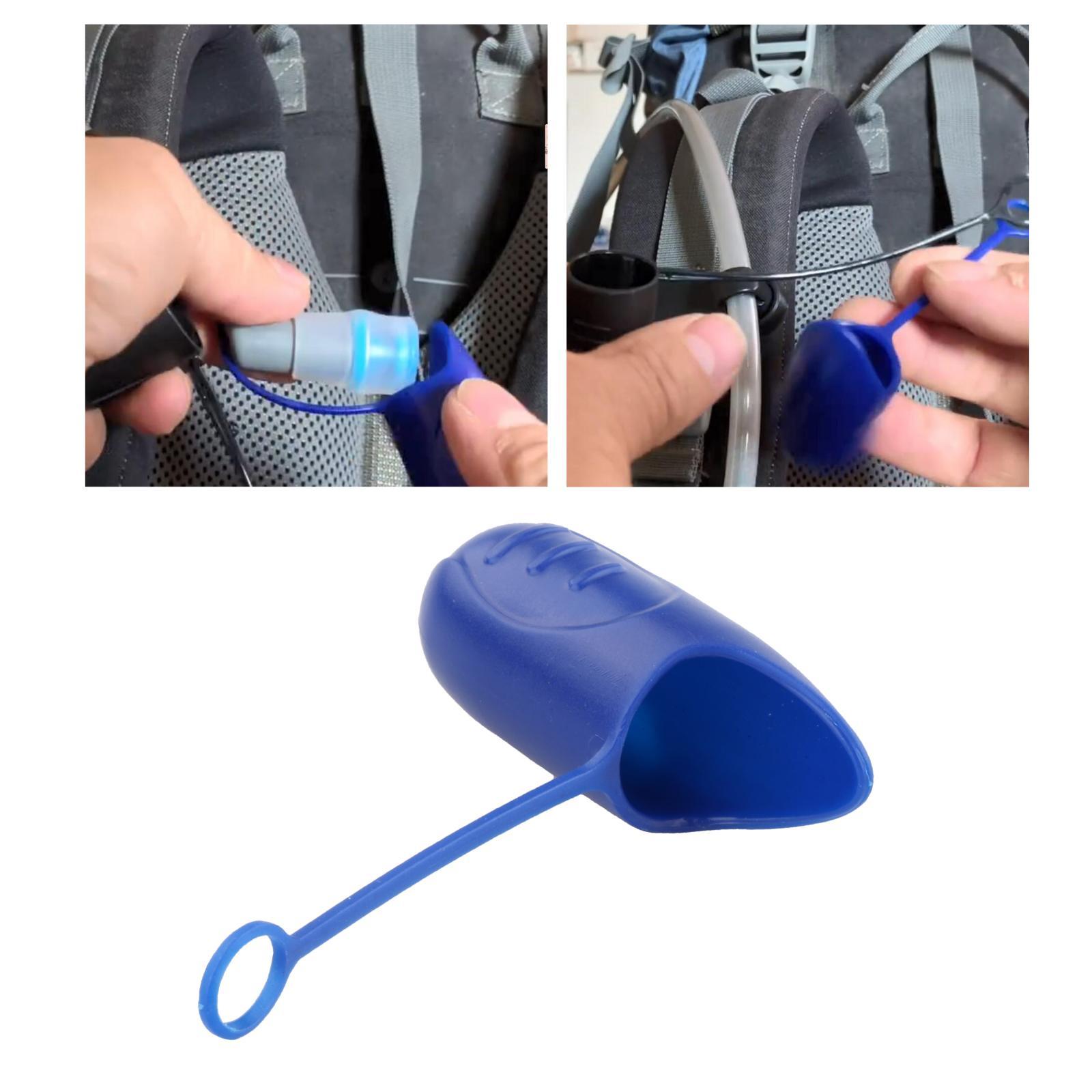Hydration Pack Bite Valve Cover, Plastic , Pipe Nozzle Cover Pipe Mouthpiece Bite Valve Cover for Hiking Camping