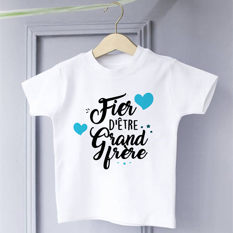 I'm Going To Be A Super Big Brother Kinder T-Shirt Kinder Kleinkinder T-Shirt Tops Baby Ankündigung Kleinkind Shirt Sommerkleidung – Detail 4