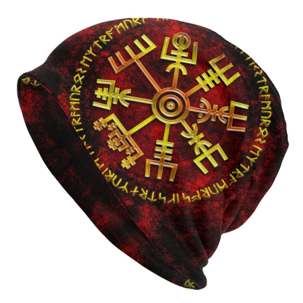 Die In Battle And Go To Valhalla Motorhaube Hüte Coole Strickmütze für Männer Frauen Herbst Winter Warm Viking Odin Skullies Beanies Caps – Detail 31