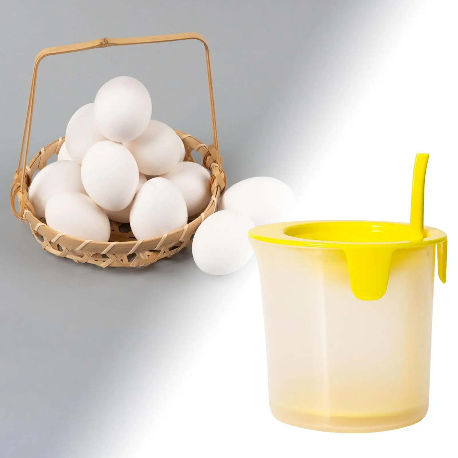 Egg Yolk Separator Baking Assistant Manual Hand Durable Practical Multi Use Egg Yolk Egg White Separator for Bakery Utensils