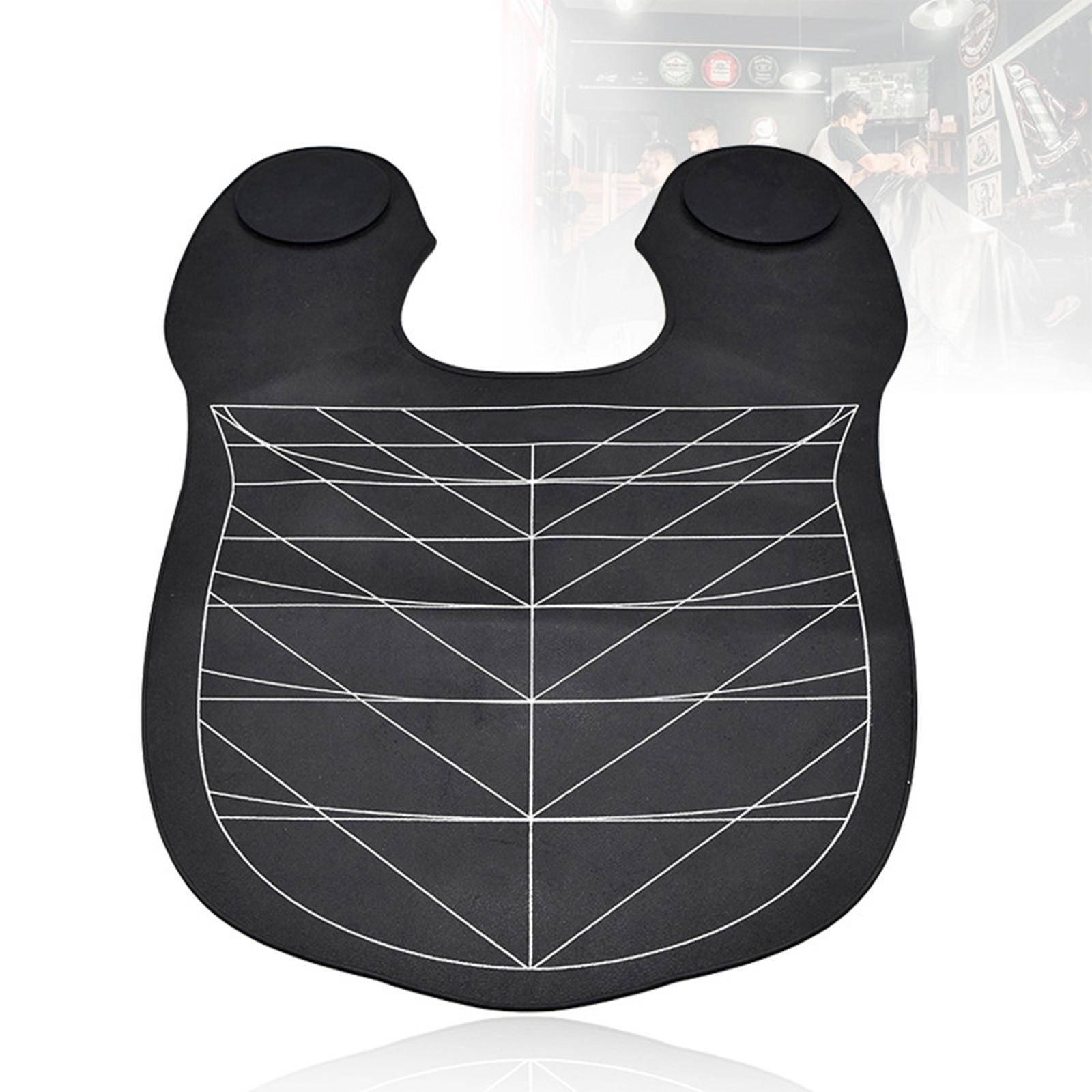 Salon Barber Cape Barbershop Washable Home Cutting Collar Neck Guard Black