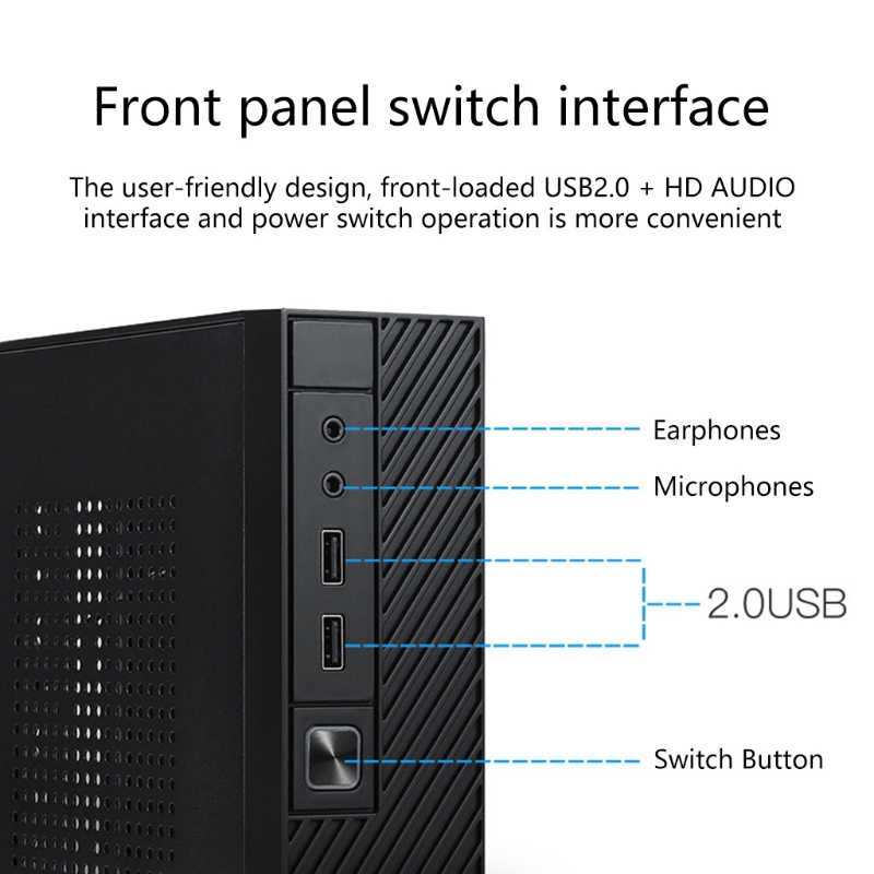 Motherboard Home Theater Computer Box DIY Desktop