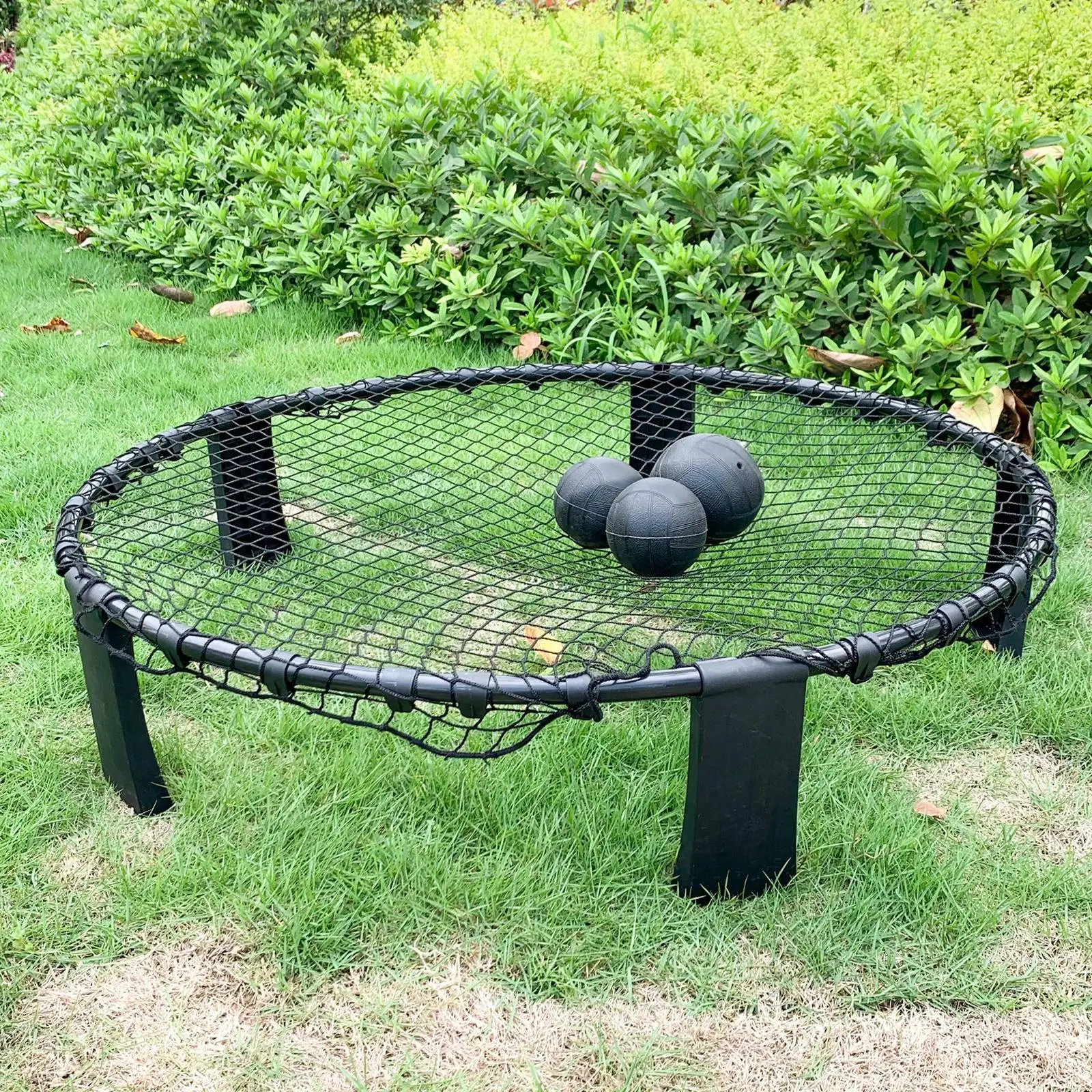 Beach Game Set Sports with 3 Balls Volleyball Net for Adults Family Summer Yard Lawn Fitness Equipment