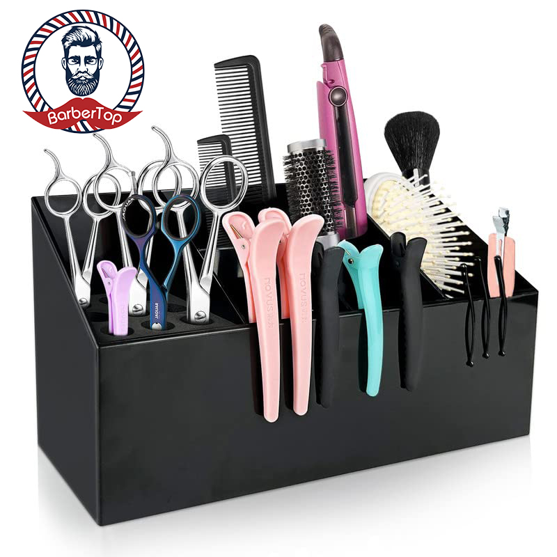 Best of Salon Hairdressing Scissors Comb Stand Case Hairdresser Hair Clips Box Organizer Holder Barber Storage Rack Barbershop Tool Reviews & Tips