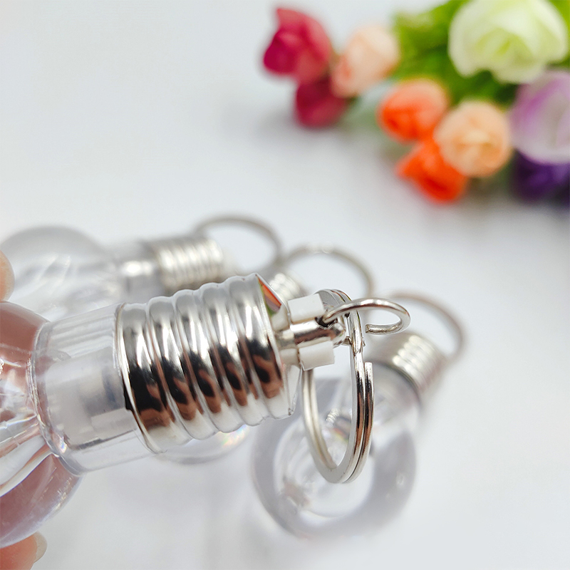 Neuheit Beleuchtung Mini LED Glühbirne Schlüsselanhänger Schlüsselanhänger beleuchten Cartoon Auto Schlüsselanhänger Lampe Anhänger Schlüsselanhänger Weihnachtsgeschenk – Detail 4