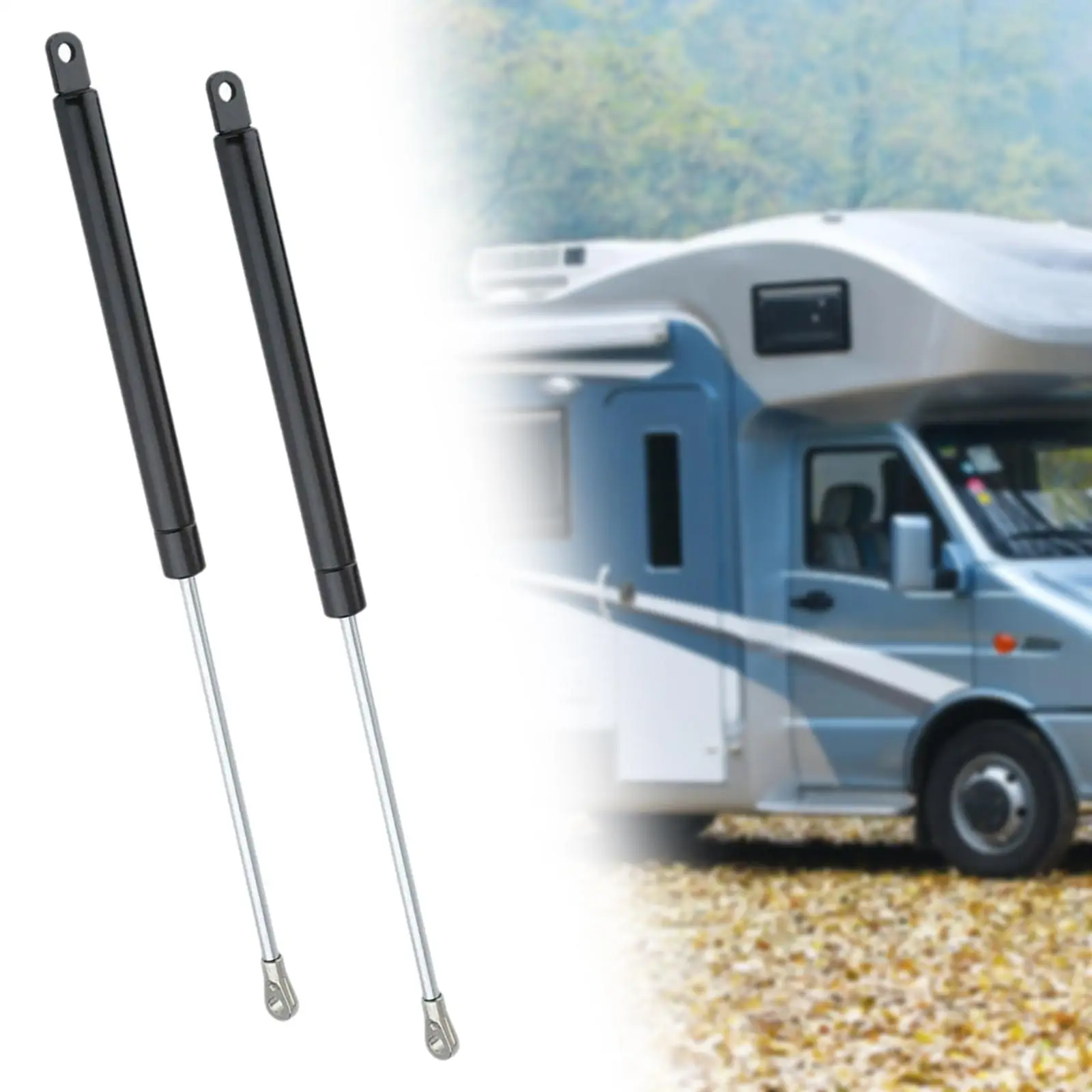 2x Gas Struts Support Replace Durable Spare Parts Professional Bonnet Hood Support Motorhome Parts for Heki 2 E015
