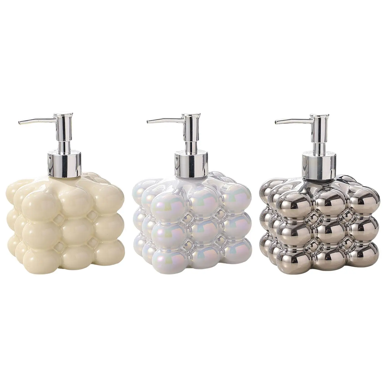 Ceramic Soap Dispenser Lotion Dispenser for Bedroom Hotel Shower Shampoo