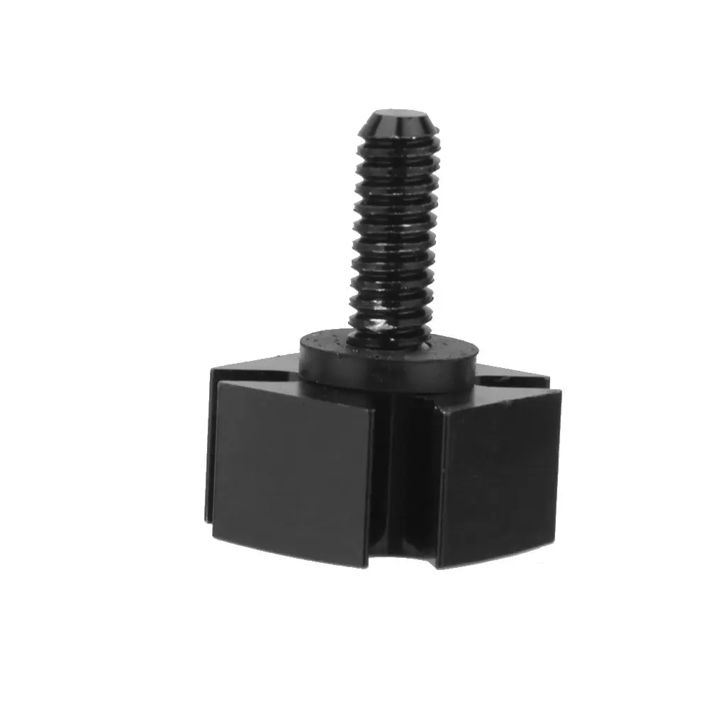 Replacement 1/4 `` Aluminum Black  Seat Bracket Screw Screw Cap for