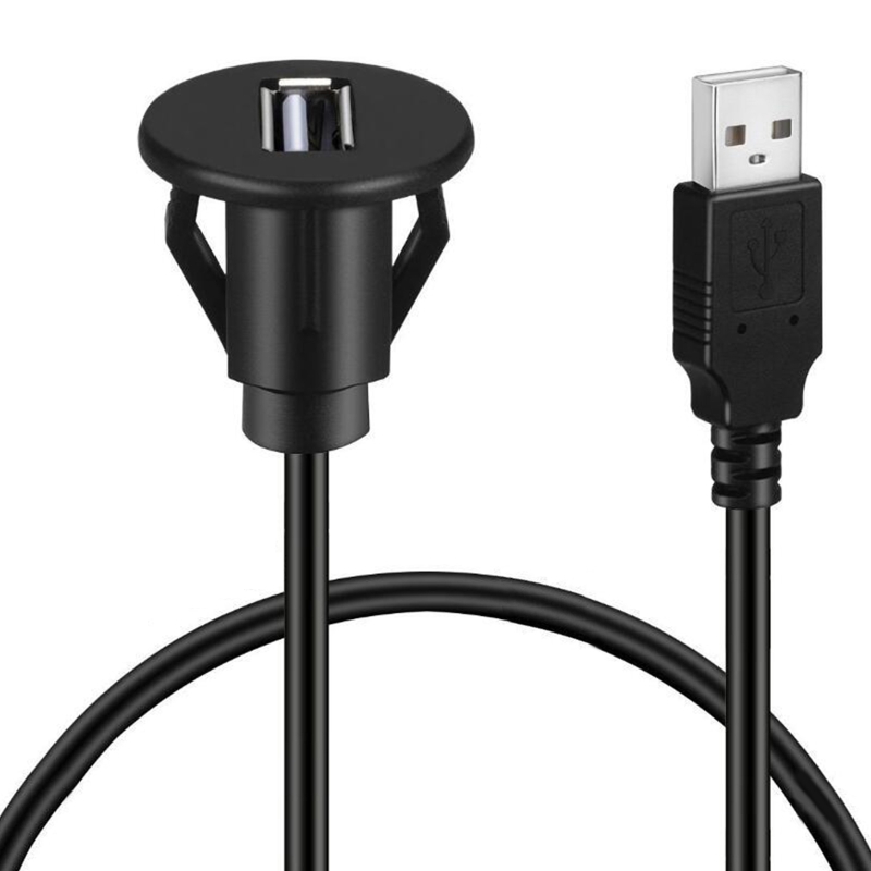 USB 2,0 wasserdichtes Kabel Stecker zu Buchse Auto Armaturen brett Stereo Line Verlängerung kabel für Motorrad – Detail 16