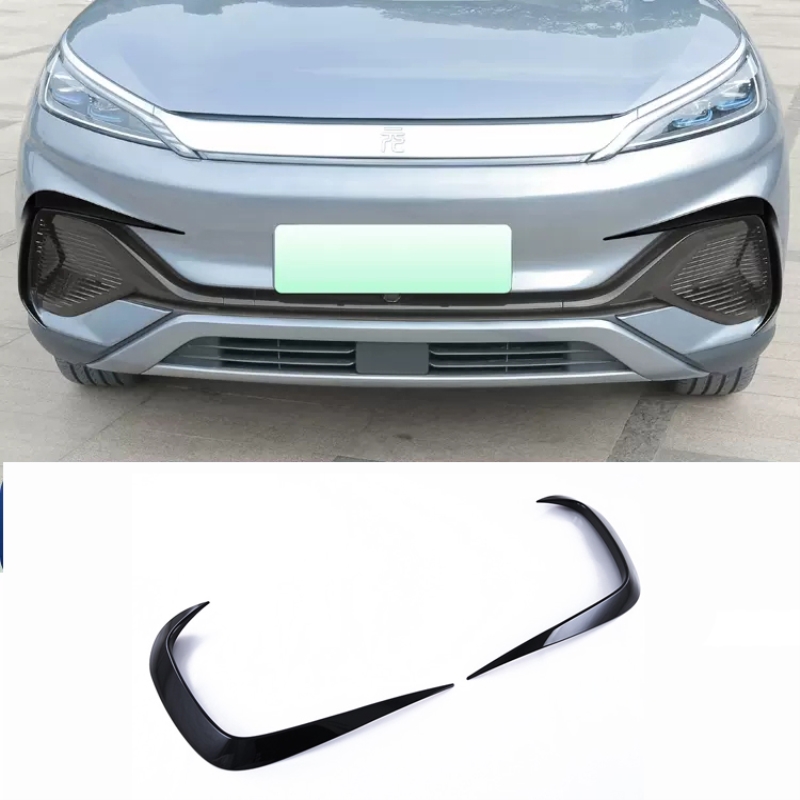 For BYD YUAN PLUS ATTO 3 2022 2023 ABS black Rearview Mirror Cover front rear foglamp door handle bowl Exterior accessories