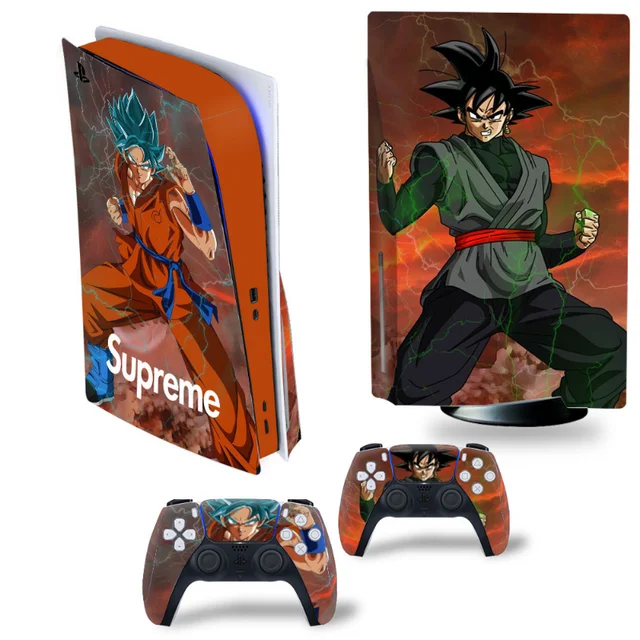 Anime Dragon Ball Skin Stickers for PS5 Digital Disc Edition Protective  Shell Handle Decoration Strip for PS5 Accessories Gift