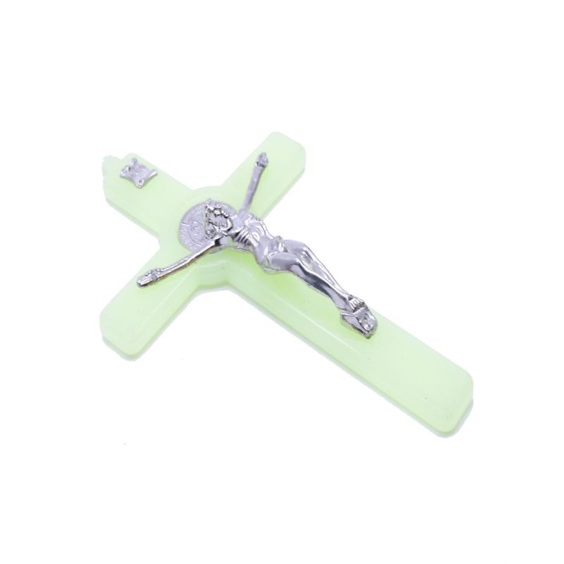 Description Picture 6 of itemPlastic Luminous Metal for Cross Church Relics Jesus on the Stand for Cross Wall Crucifix