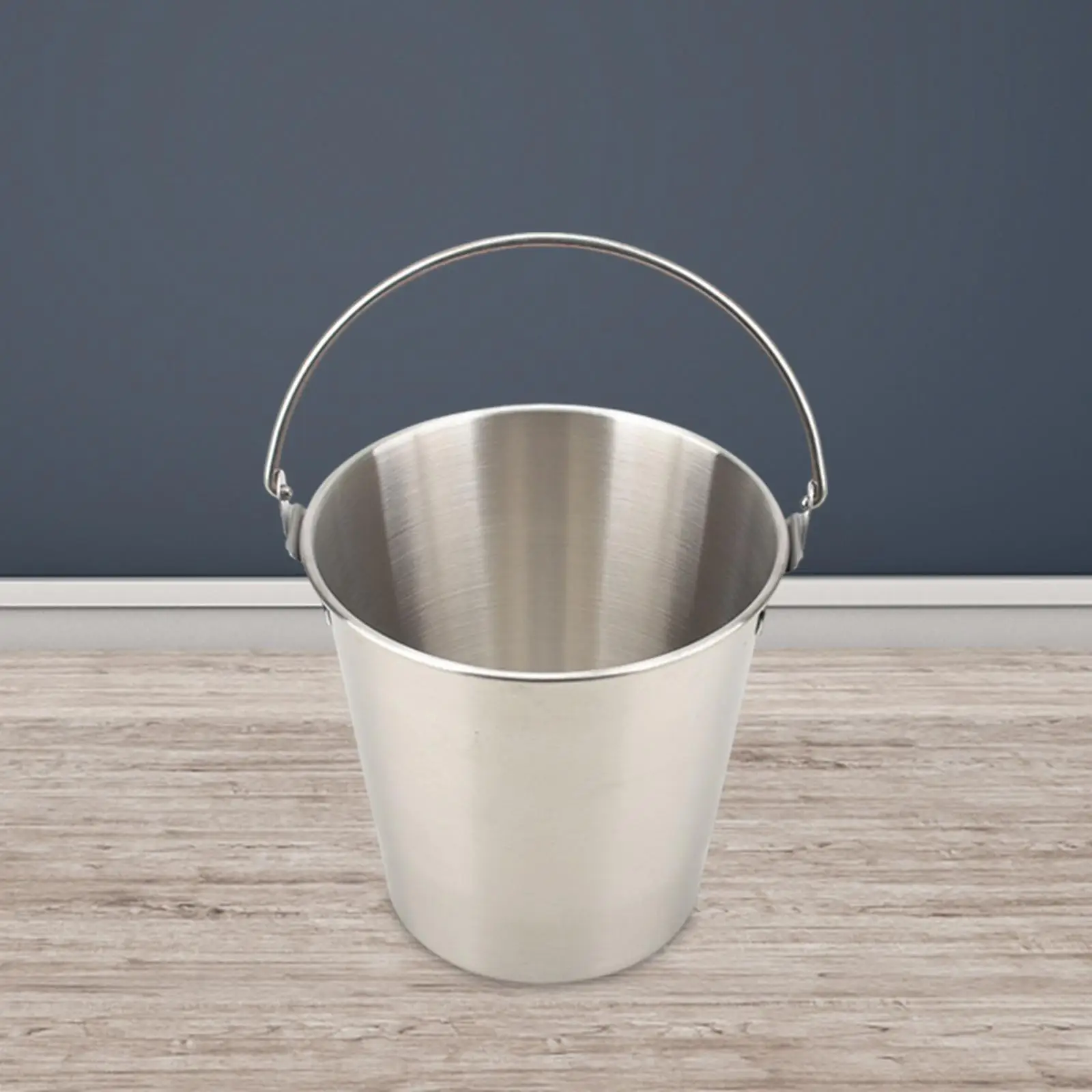 Ice Bucket with Handle Storage Bucket Drinks Bottle Cooling Container Cooling Bucket Stainless Steel Bucket for Restaurant