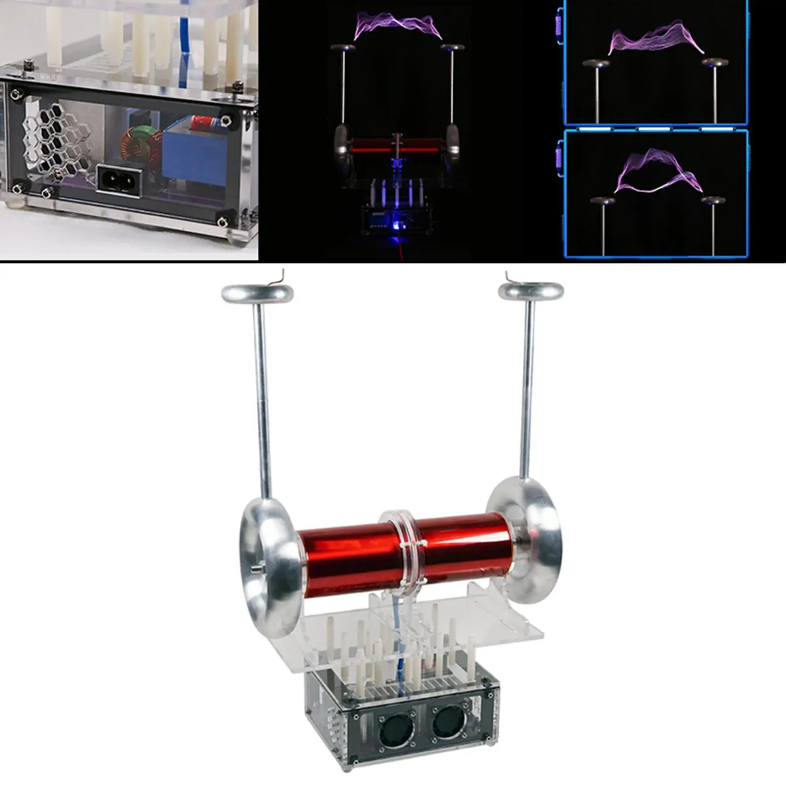 Small Music Tesla Coil ARC Artificial High-Tech Toys Music Tesla Toy Model Tesla Coil Kit for Nature Scientific Toy