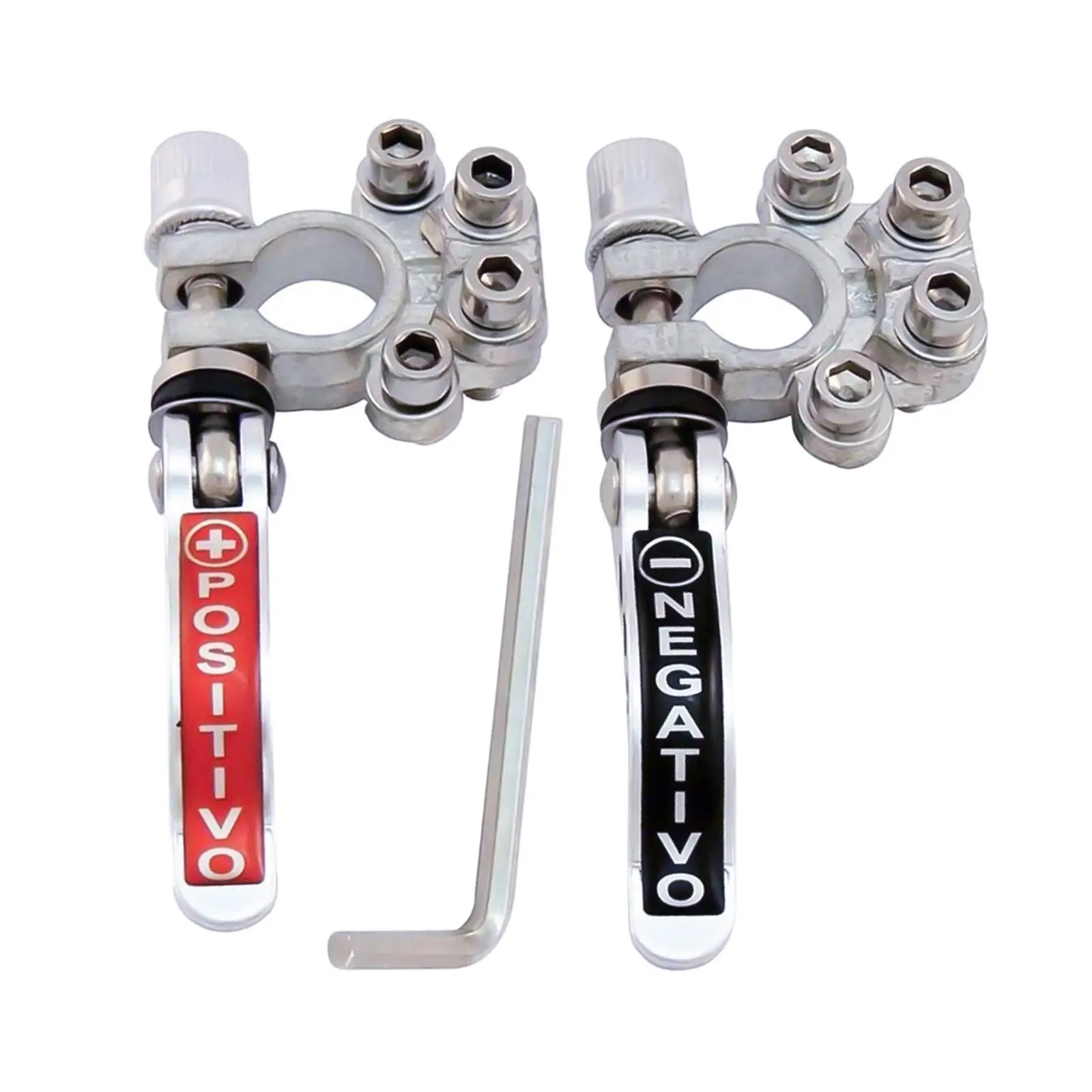 2Pcs Battery Terminal Connectors  Terminal Clamps Connectors for Car Truck  and Negative Pole Battery