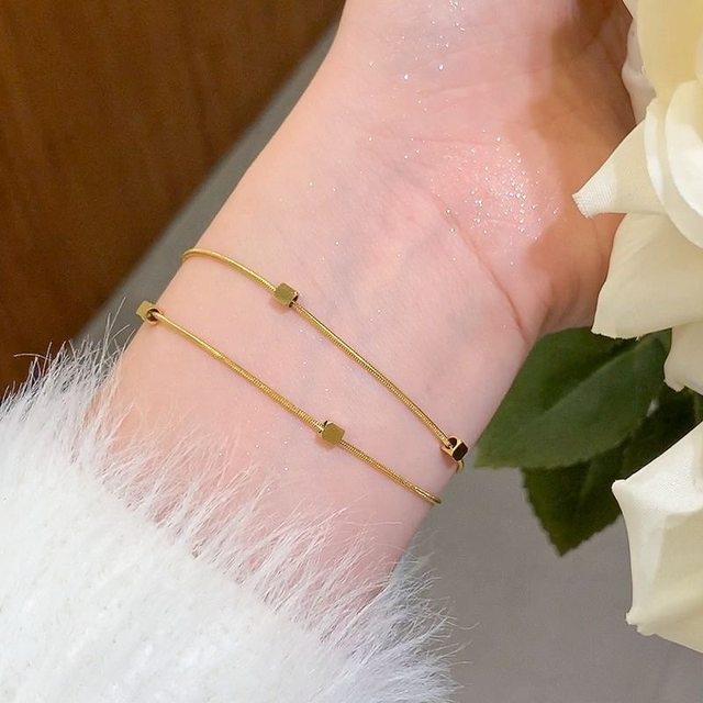 【TATIANA】(Silver925) Crystal Flower Bracelet 韓国発 韓国ファッション TATIANA(タチアナ) アクセサリー(レディース