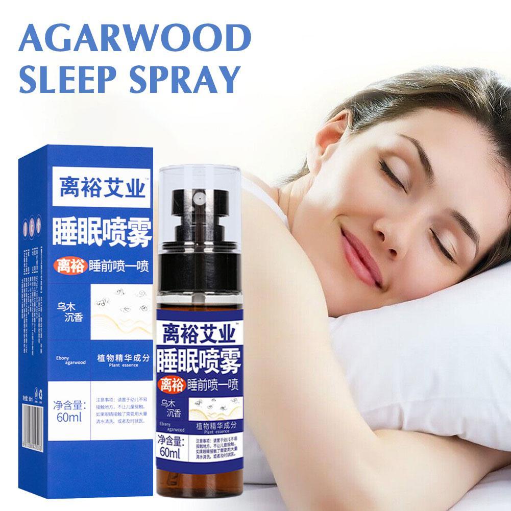 Best of Aromatherapy Agarwood Deep Sleep Spray 60ml Pillow Spray Natural Sleep Aid Provides Rest And Relaxation Safe And Non Irritating Reviews & Tips