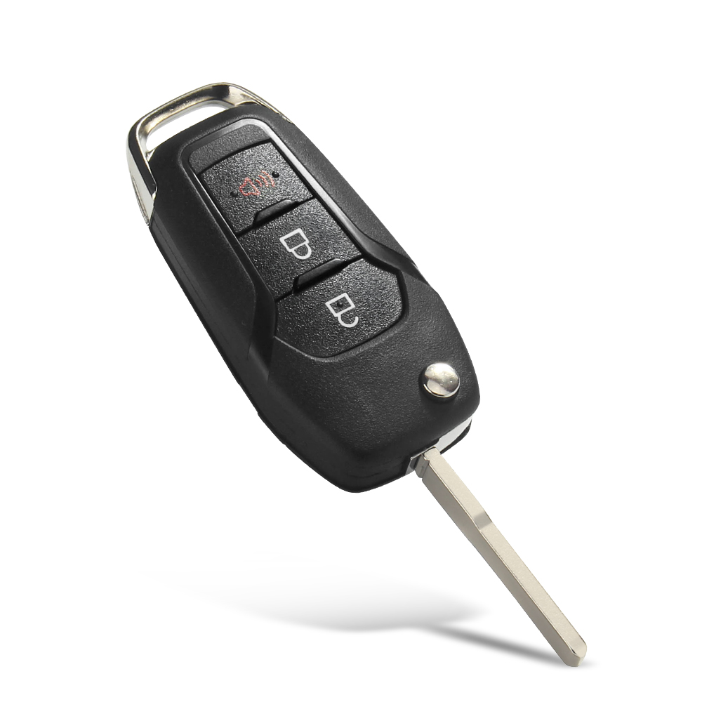 KEYYOU Flip Remote Auto Schlüssel Fall Für Ford Focus Fusion Edge Explorer Mk2 Mk7 Ranger HU101 2/3/4 Tasten – Detail 5