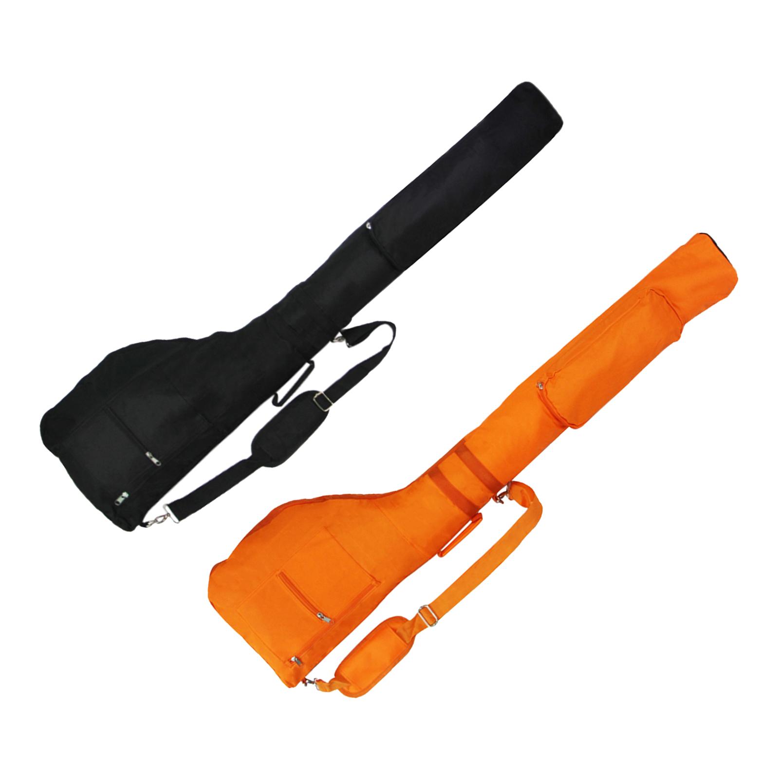 Portable Golf Club Bag Foldable Zippered Lightweight Travel Bag Sunday Bag w/ Carry Handle & Shoulder Strap Clubs Holder Case