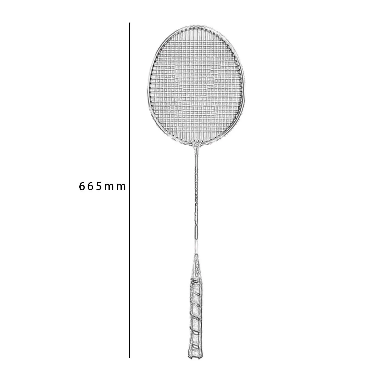 2 Pieces Badminton Rackets for Kids Adults Lightweight Badminton Racquet Set B Carbon Aluminum