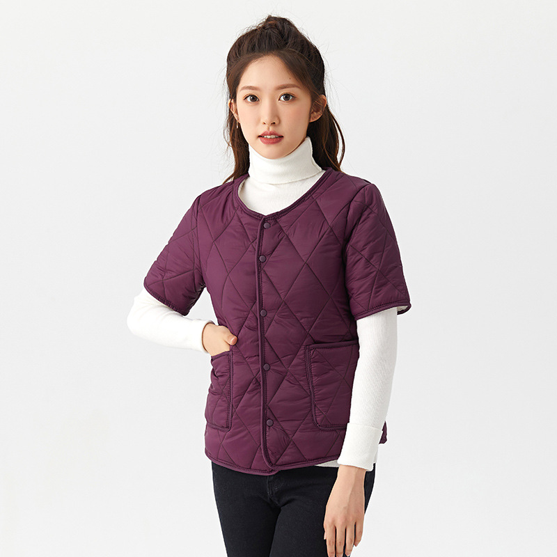 jaqueta de algodão quente, colete de inverno, tops da moda coreana, novo