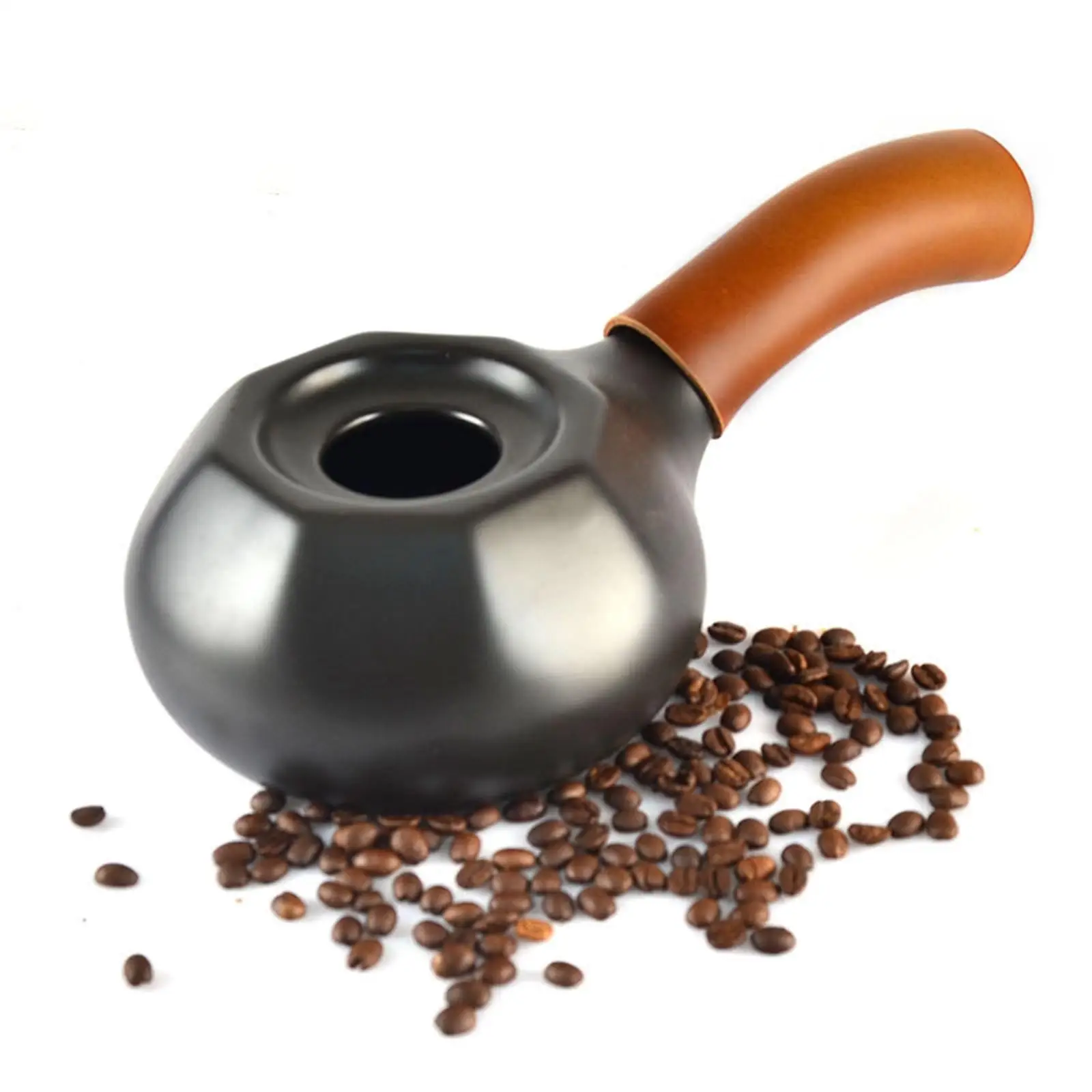 Ceramic Coffee Roaster Pot 80G~70G Baking tools Coffee Bean Roaster for Home Cafe