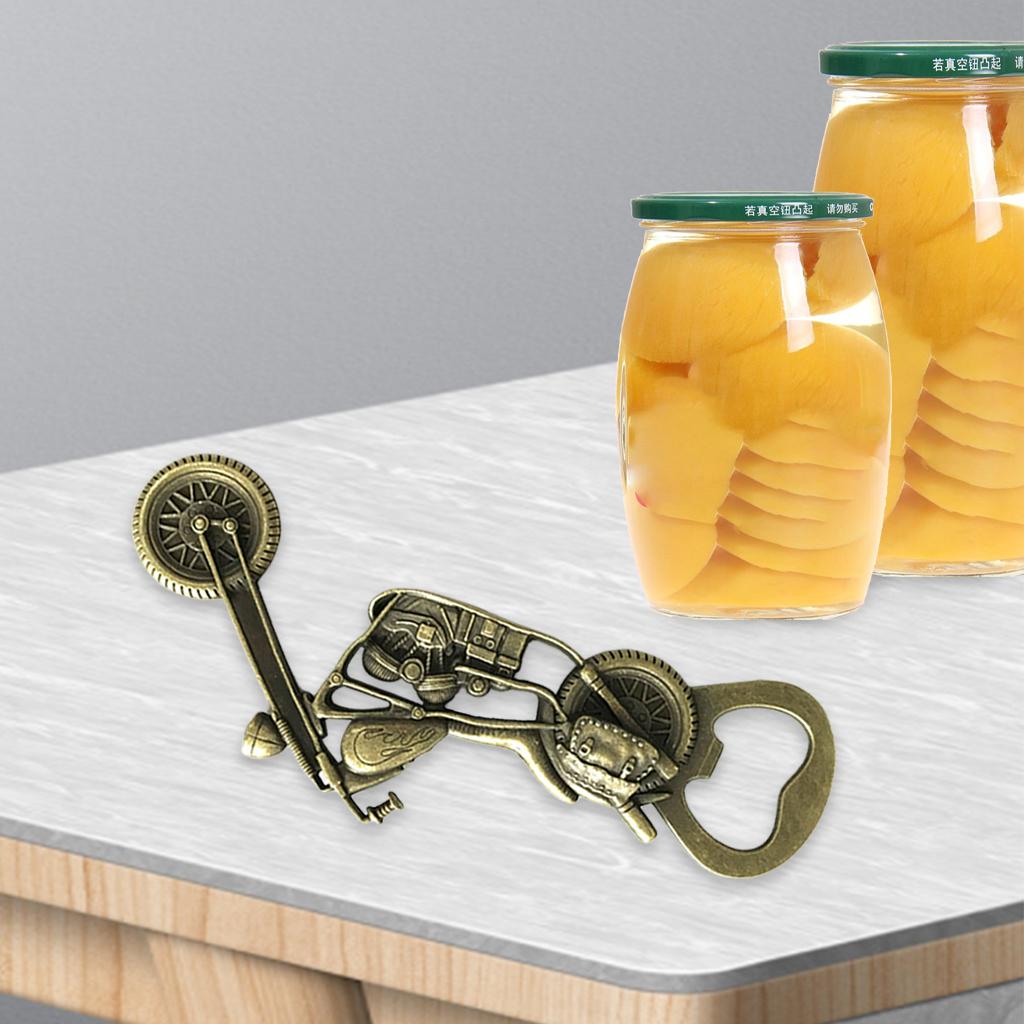 Cool Motorcycle Bottle Opener Zinc Alloy Beer Bottle Opener for Boyfriend Grandpa Dad Husband Christmas Birthday Presents